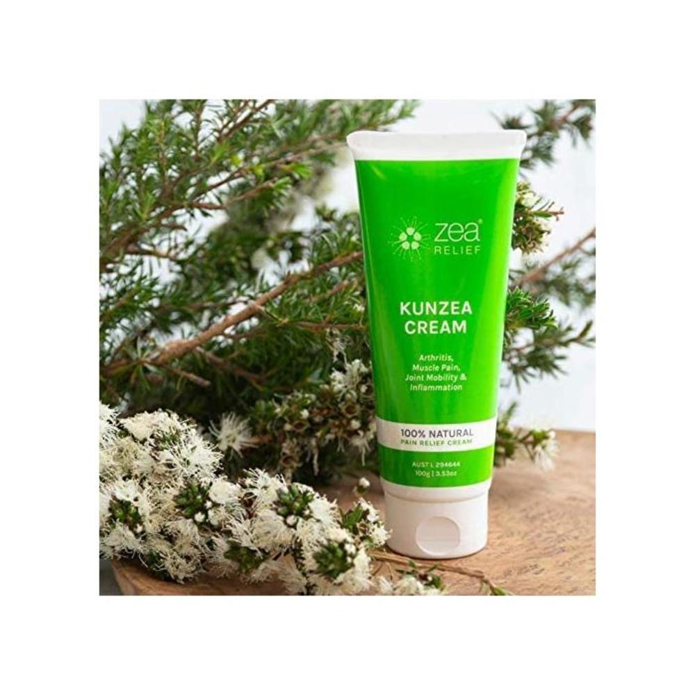 Zea Relief Kunzea Cream - 100% Natural Pain Relief Cream. May help to relieve Arthritis, Osteoarthritis, Muscle Pain, Joint Swelling and Inflammation [Australian Made; NO Parabens, B07F264J7T