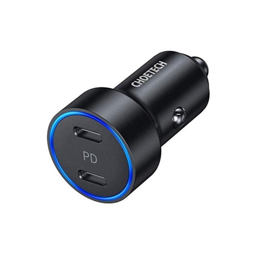 USB C Car Charger, CHOETECH 40W 2-Port PD Fast Charger Dual 20W Compatible iPhone 12/12 Pro/12 Pro Max/SE 2020/12 Mini/11 Pro Max/XR/XS Max/X/8 Plus, Samsung S21/S20/Note 20 Ultra, B08311SQT5
