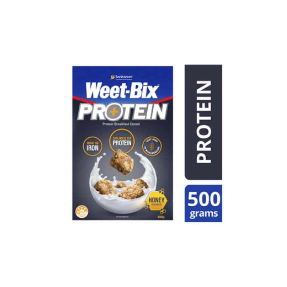 새니테리움 위트빅스 프로틴 허니 브렉퍼스트 시리얼 500g, Sanitarium Weet-Bix Protein Honey Breakfast Cereal 500g