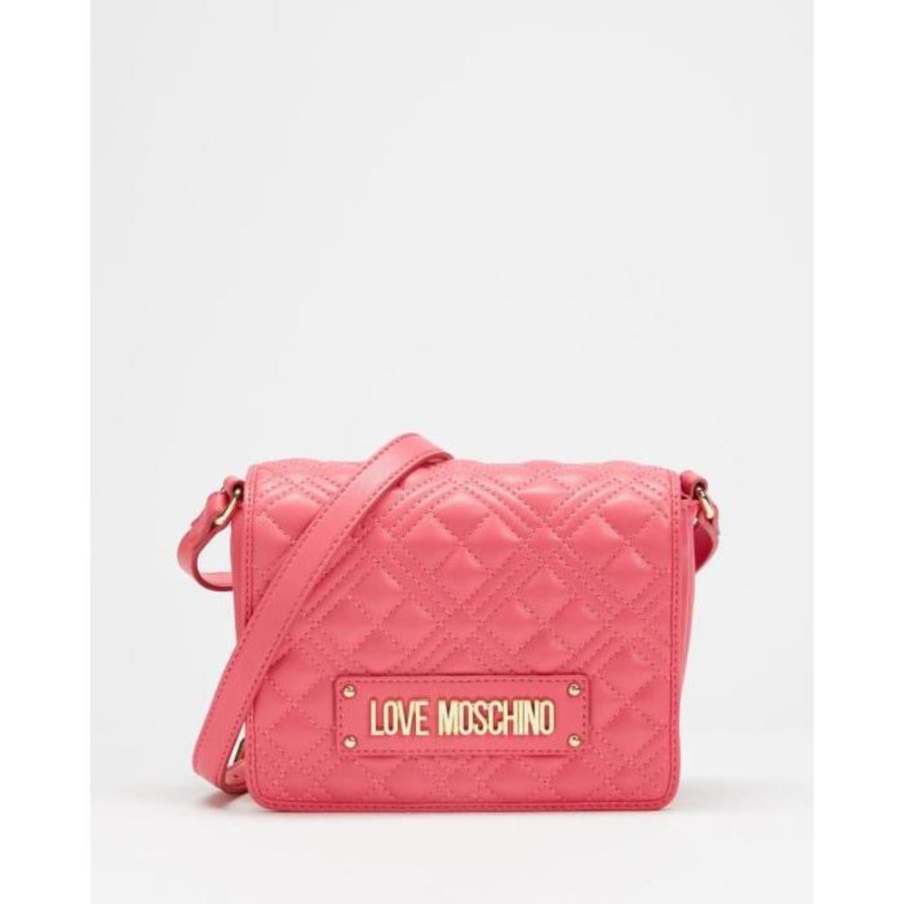 LOVE MOSCHINO New Shiny Quilted Shoulder Bag LO854AC00BLR