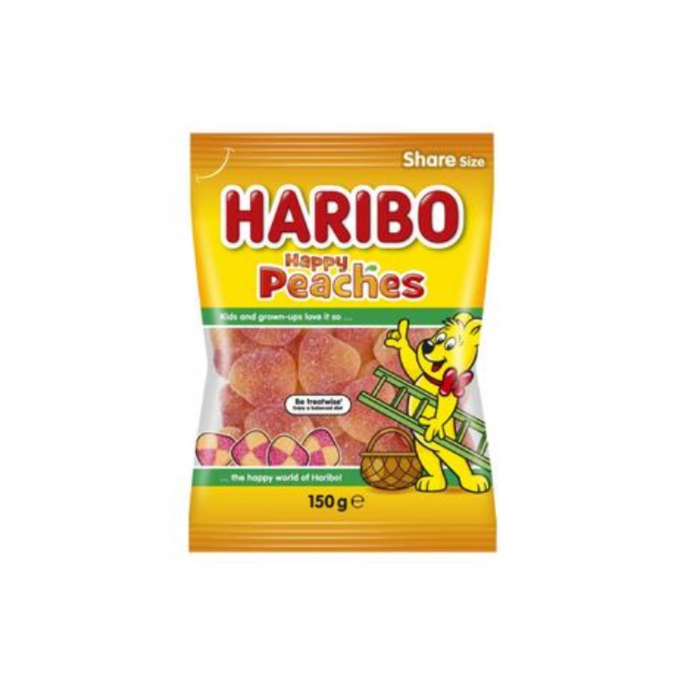 하리보 해피 피치스 배그 150g, Haribo Happy Peaches Bags 150g