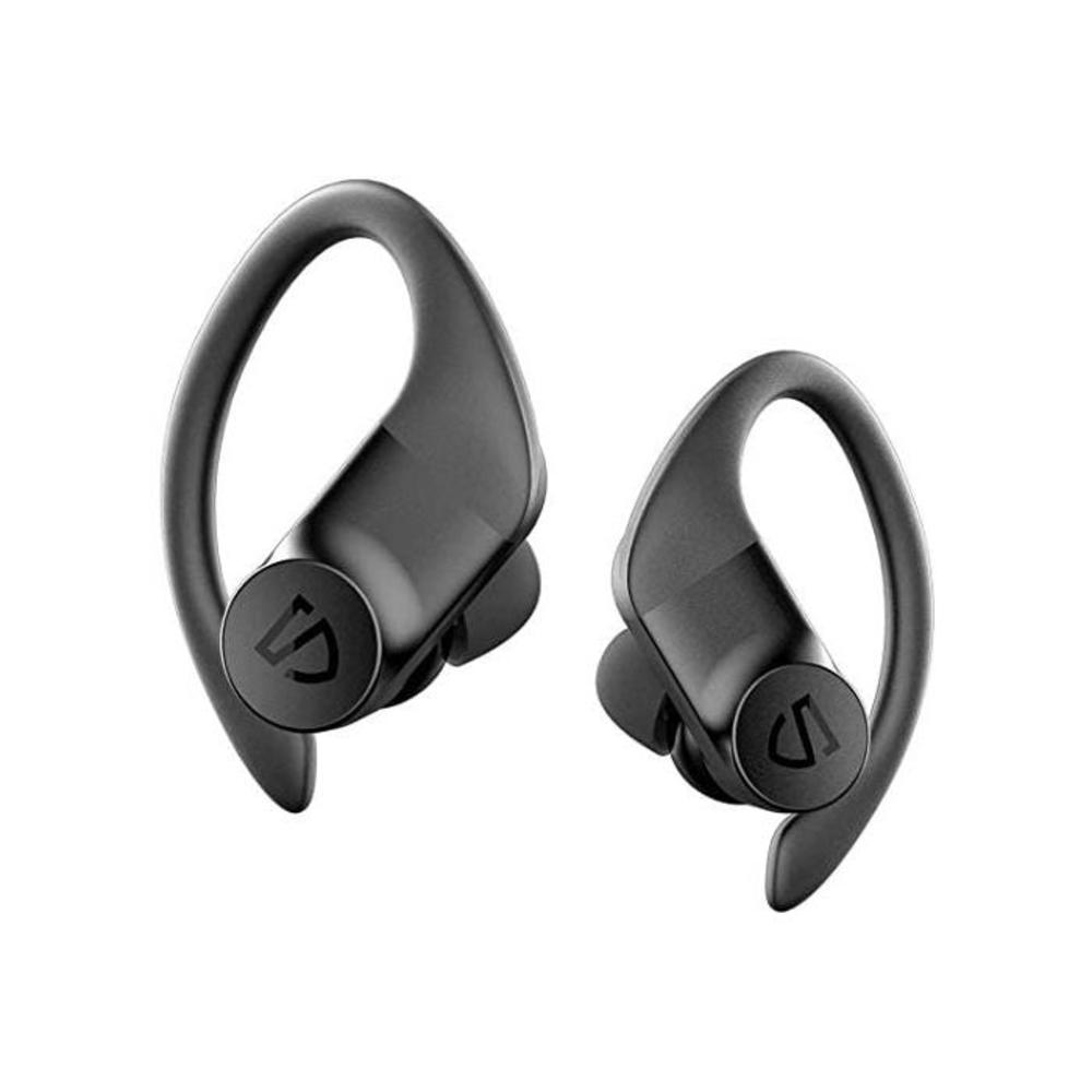 SOUNDPEATS TrueWings True Wireless Earbuds Over-Ear Hooks Bluetooth Headphones 5.0 in-Ear Stereo Wireless Earphones with Touch Control IPX7 for Sports, 13.6mm Driver, Mono/Stereo M B0827JB47V