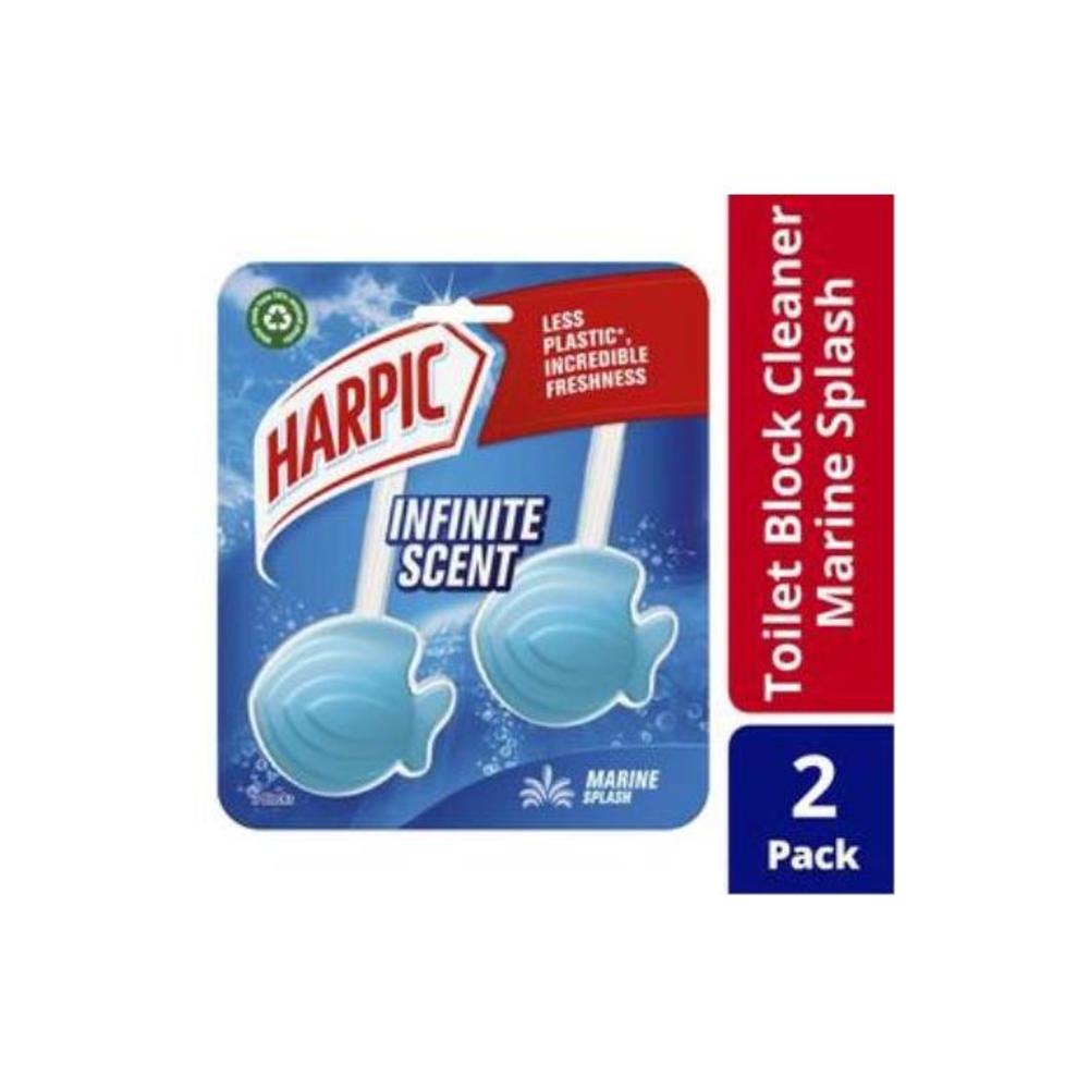 Harpic Infinite Scent Hook Marine 2 pack