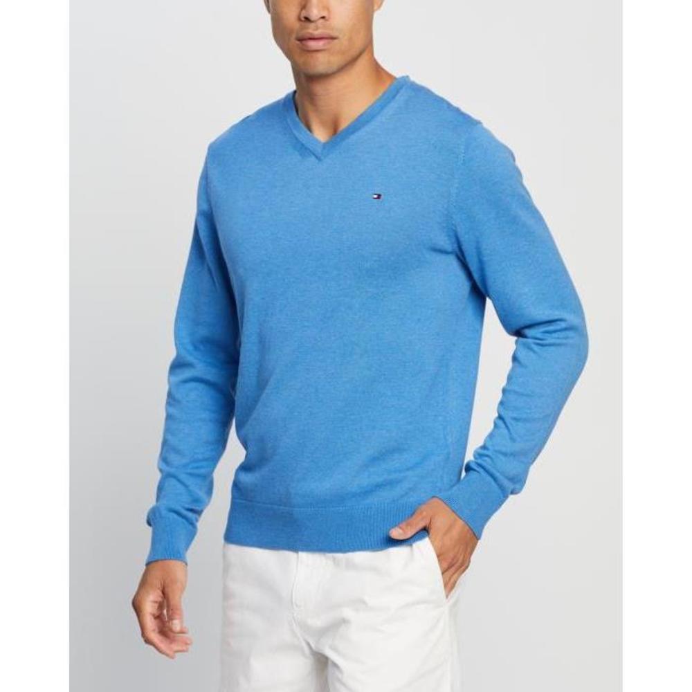 Tommy Hilfiger Cotton-Silk V-Neck Sweater TO336AA30VJT