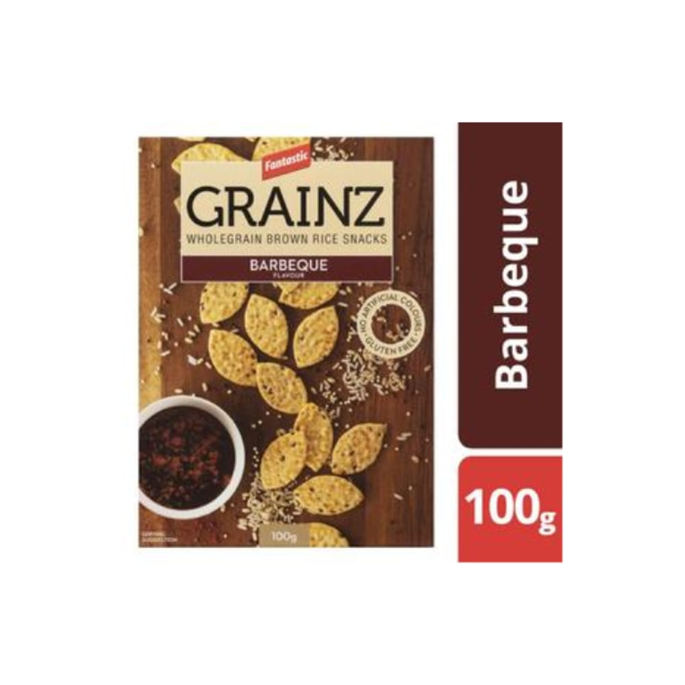 판타스틱 그레인즈 라이드 크래커 바베큐 100g, Fantastic Grainz Rice Cracker Barbeque 100g