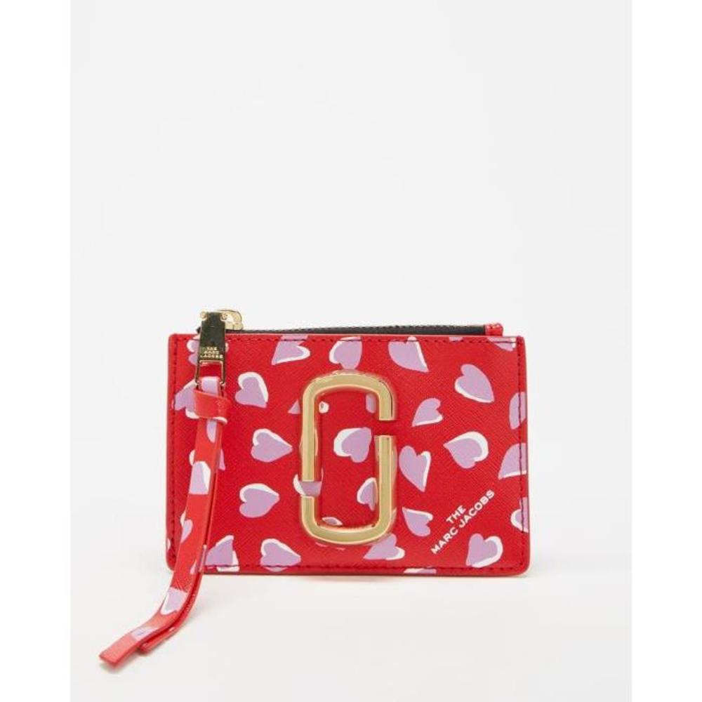 The Marc Jacobs The Snapshot Printed Hearts Top Zip Multi Wallet TH327AC30HHH