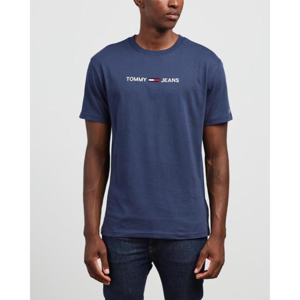 Tommy Jeans Straight Logo Tee TO554AA73UPA