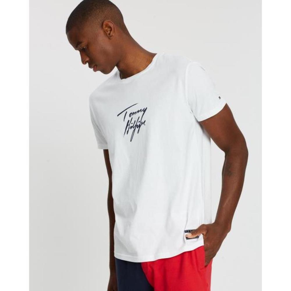 Tommy Hilfiger Signature Logo Organic Cotton T-Shirt TO336AC00XTF