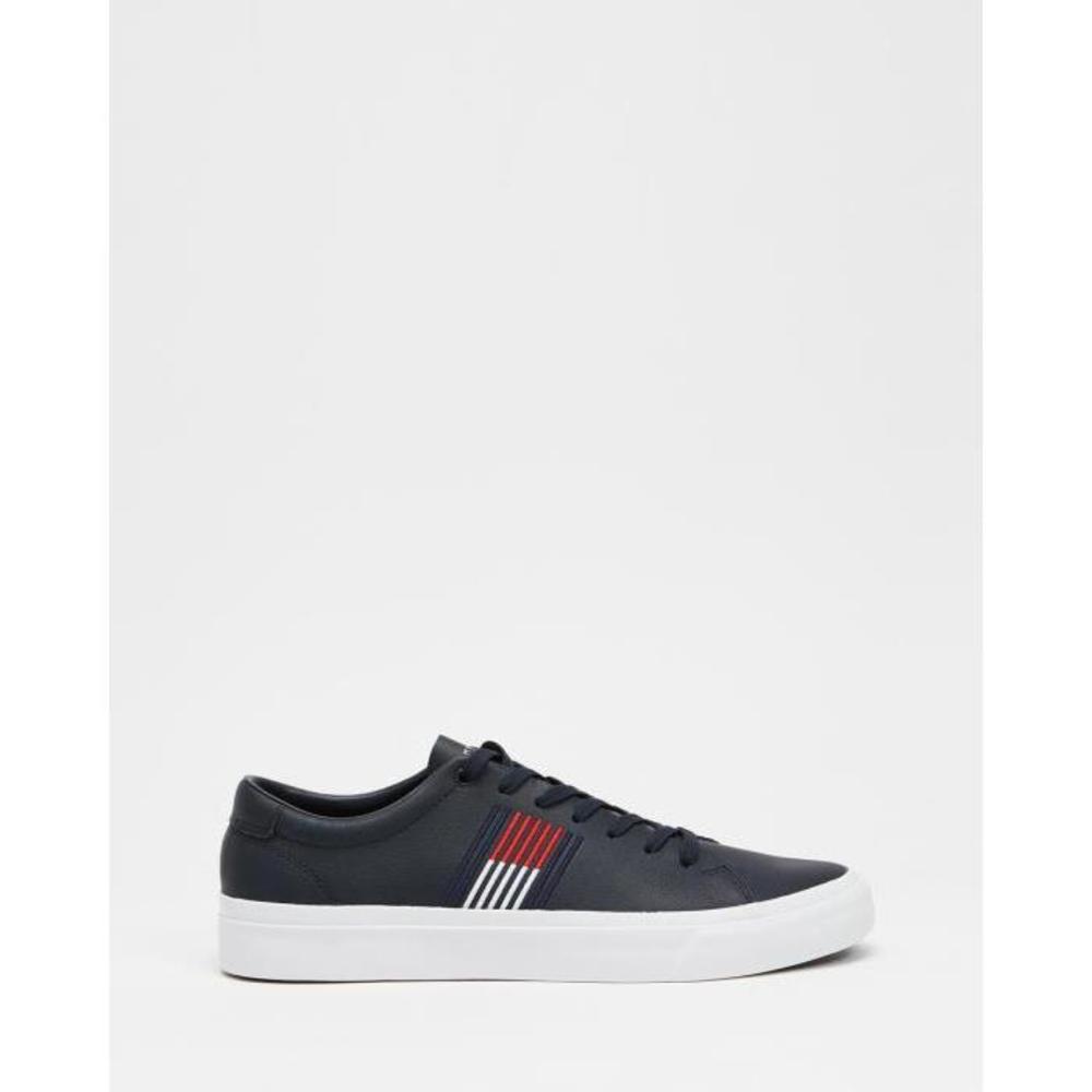 Tommy Hilfiger Corporate Leather Sneakers - Mens TO336SH66AXP