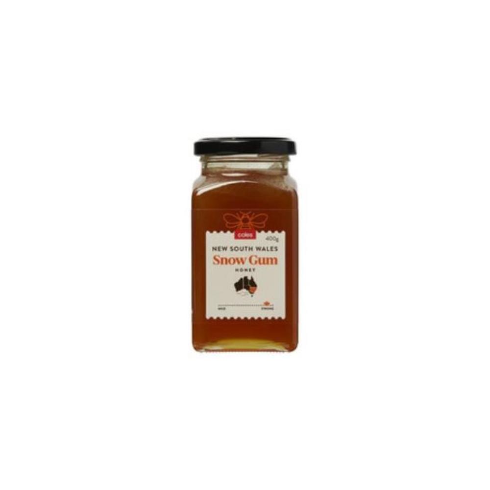 Coles New South Wales Snow Gum Honey Strong 400g