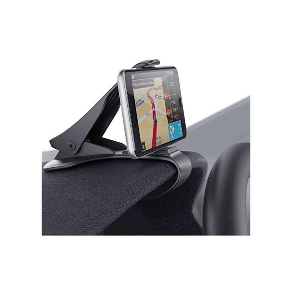 Emmabin Car Dashboard Phone Holder Car Mount HUD Design with Cable Clips, No Blocking for Sight, Durable Dashboard Cell Phone Holder for iPhone X 8 7/7Plus/6/6S Plus/Samsung, HuaWe B07FHLV622