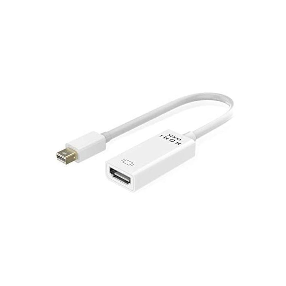 Mini DP to HDMI Cable Adapter, T Tersely 4K Mini Displayport (Thunderbolt Port Compatible) to HDMI AV HDTV Male to Female Adapter, Compatible with MacBook Air, Pro, iMac DP v1.2, M B082P21ZTL