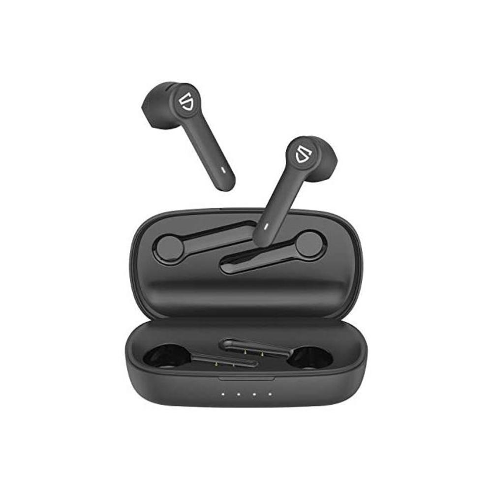 SoundPEATS Truebuds True Wireless Earbuds, Semi in-Ear Headphones Bluetooth 5.0 Stereo Earphones, Long Wear Comfort, Touch Control, Dual Mode, 70Hours Working Time B0865ZBDB5