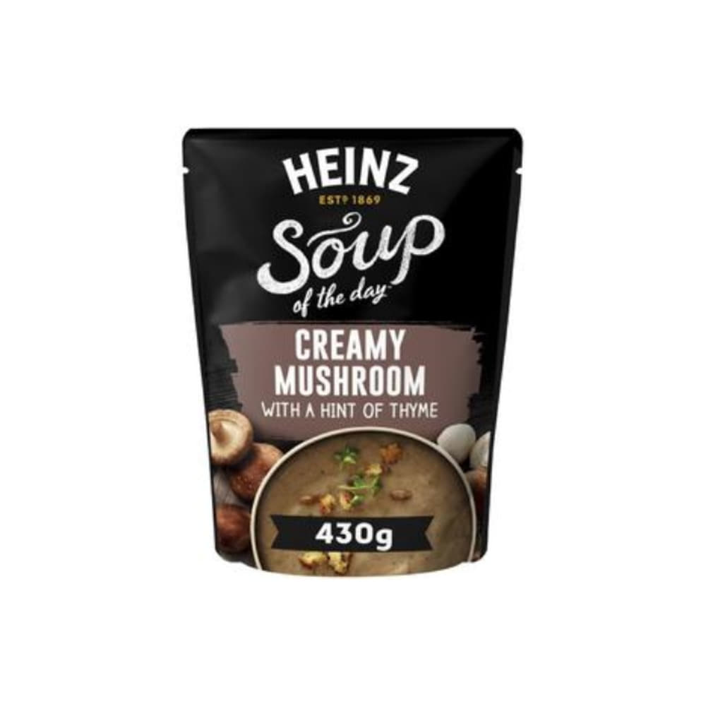 하인즈 수프 오브 더 데이 머쉬룸 위드 A 힌트 오브 타임 파우치 430g, Heinz Soup of The Day Mushroom with a Hint of Thyme Pouch 430g