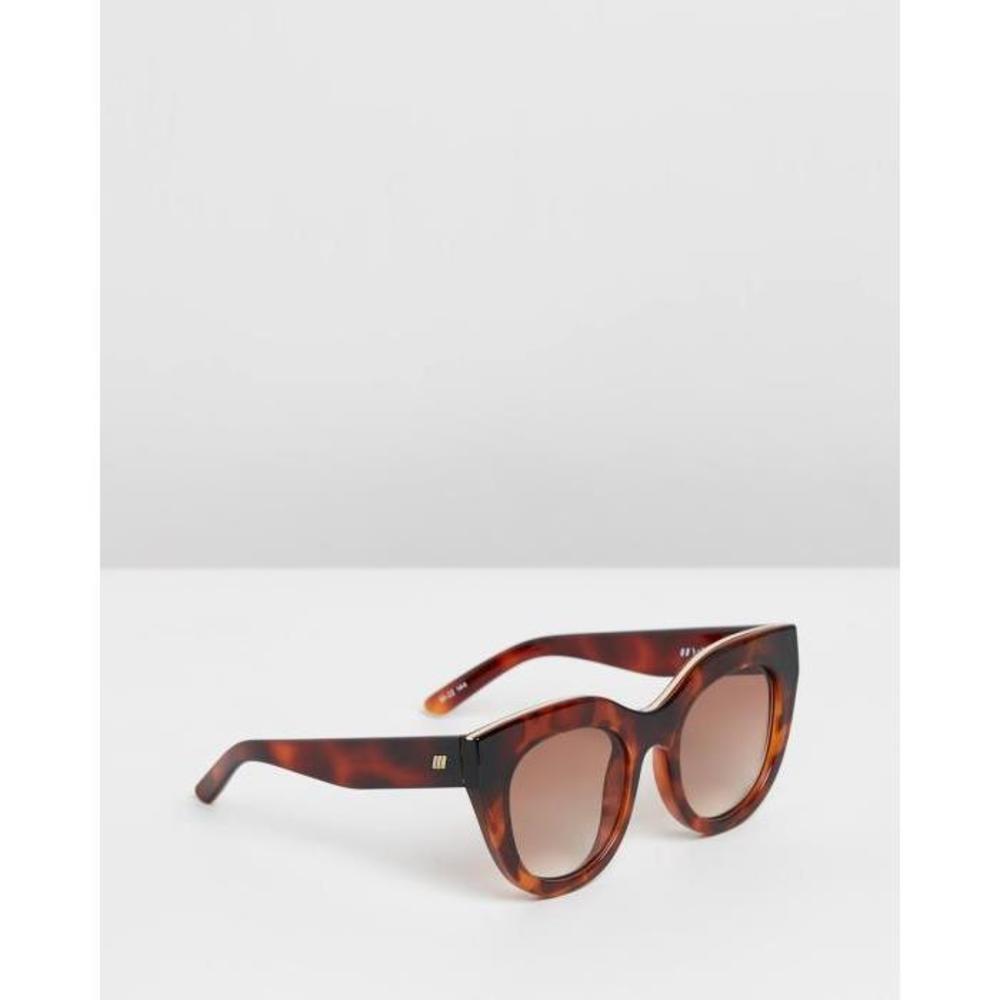 Le Specs Air Heart Brown Tort Round Sunglasses LE201AC73GHM
