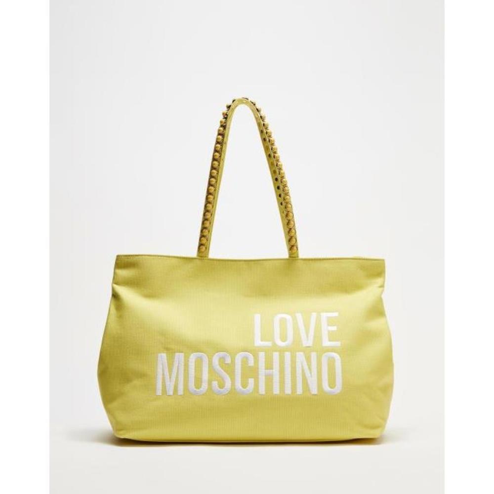 LOVE MOSCHINO Canvas Tote Bag LO854AC51DBG