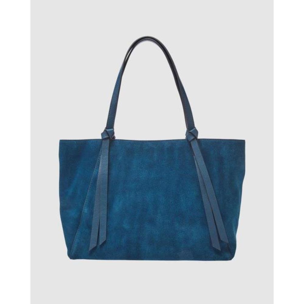Fossil Rayna Navy Blue Tote Bag FO646AC74SRP