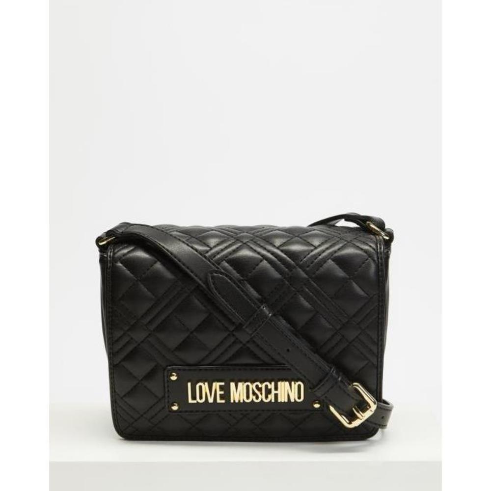 LOVE MOSCHINO New Shiny Quilted Shoulder Bag LO854AC22ANH