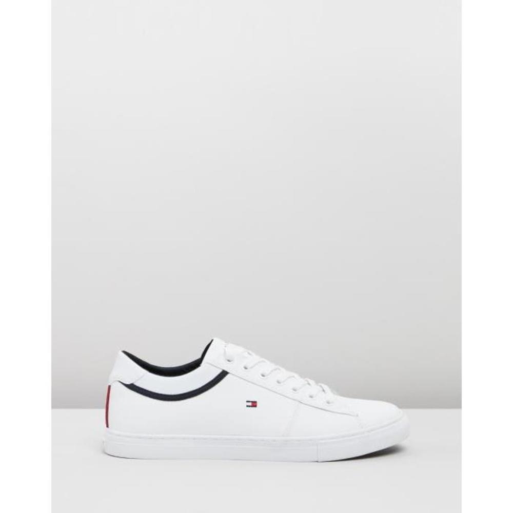 Tommy Hilfiger Essential Leather Sneakers - Mens TO336SH83GSU