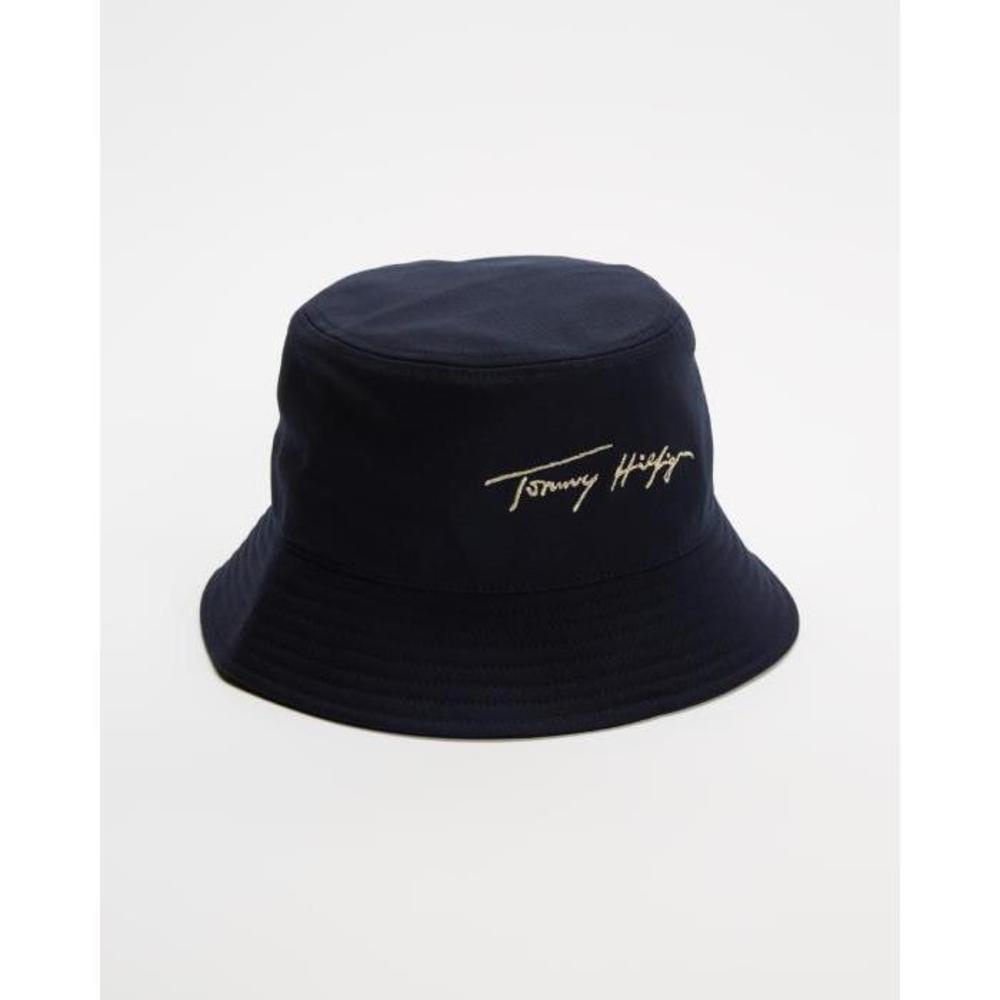 Tommy Hilfiger Signature Bucket Hat TO336AC85CXA