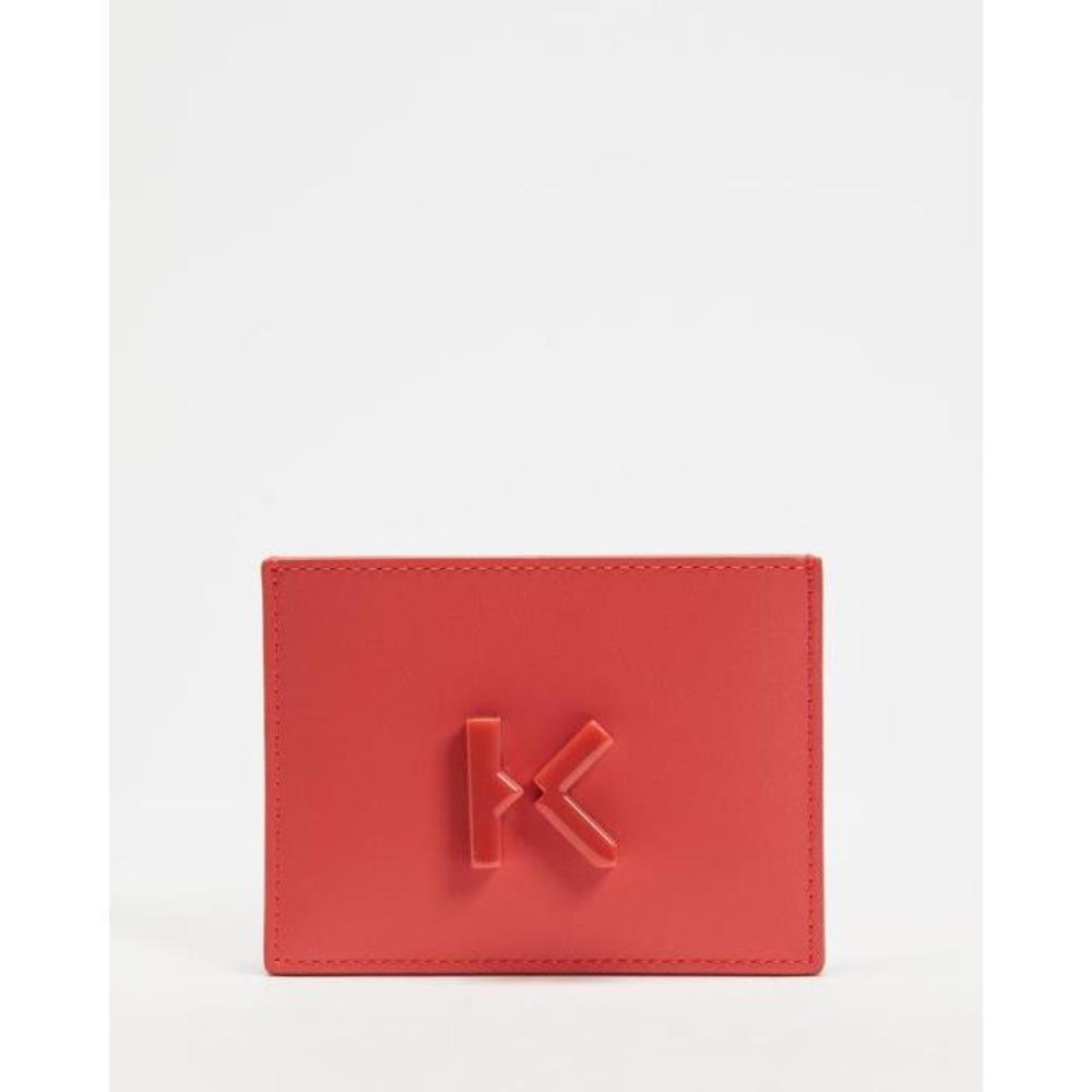 Kenzo K Leather Card Holder KE323AC22HYF
