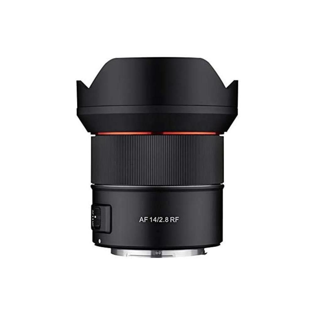 Samyang AF 14mm F2.8 Wide Angle Auto Focus Full Frame Weather Sealed Lens for Canon RF Mount, Black (SYIO14AF-RF) B0833F71NQ