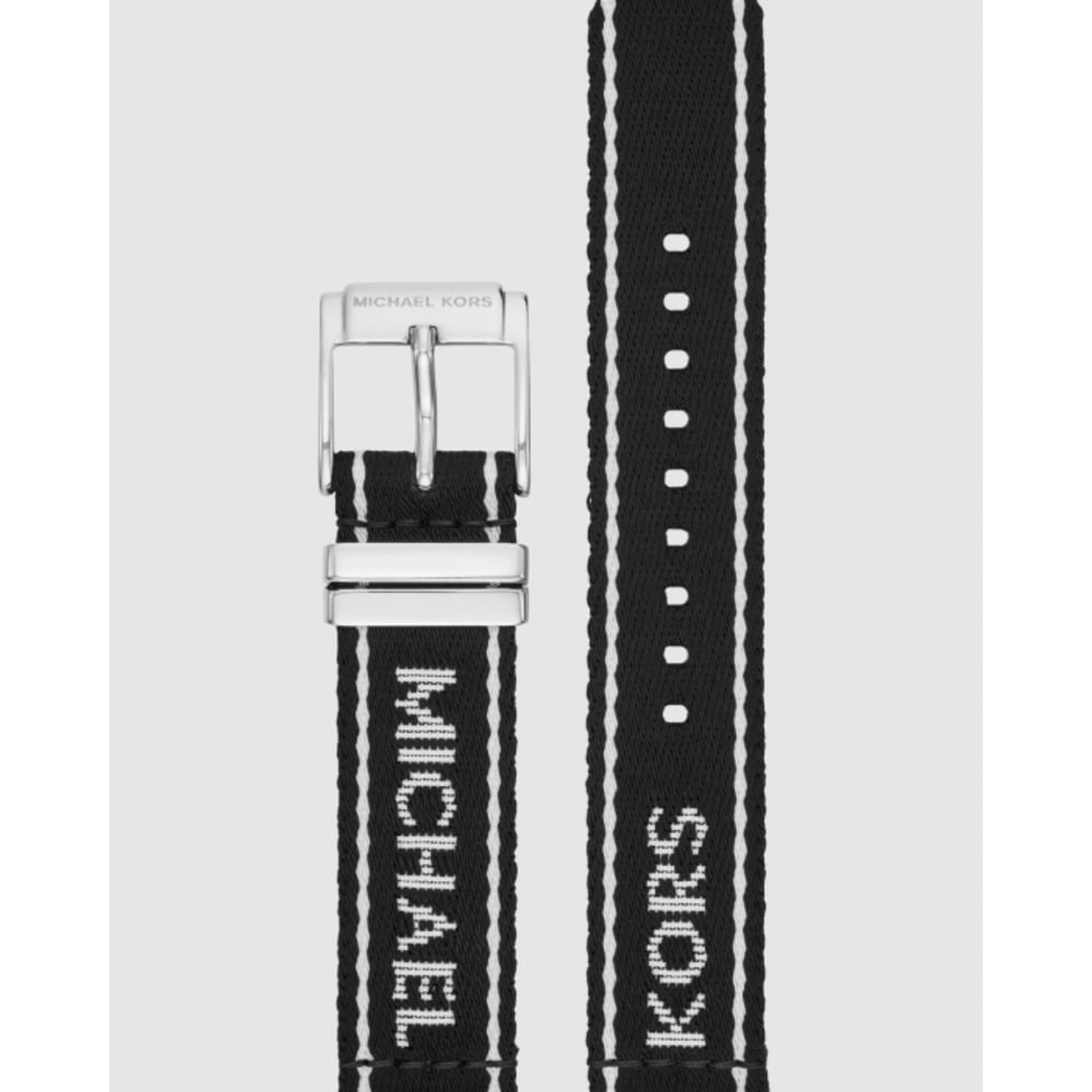 Michael Kors Black Runway Watch Band MI329AC85ORY