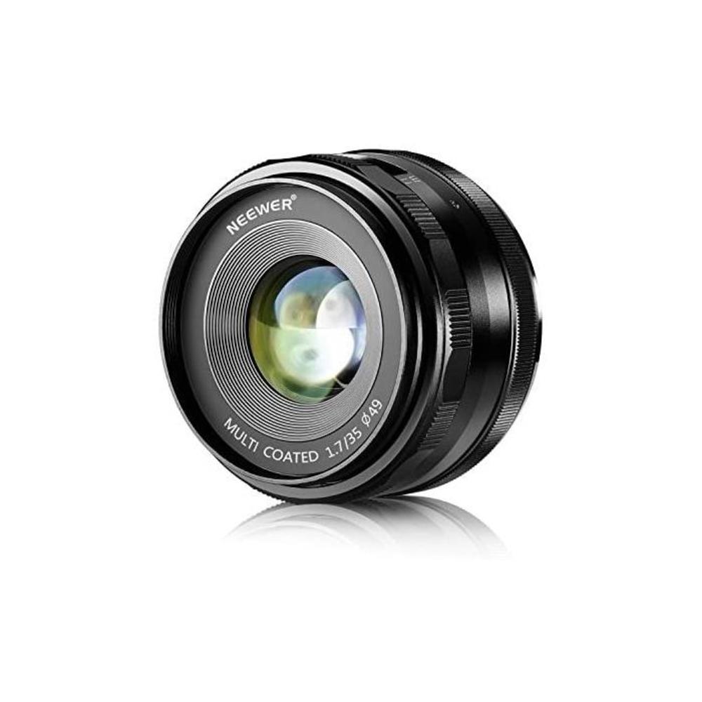 Neewer 35mm F1.7 Manual Focus Prime Fixed Lens for Micro 4/3 MFT M4/3 Olympus and Panasonic APS-C Digital Mirrorless Cameras B01JIJNDSY