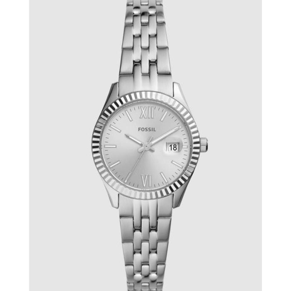 Fossil Micro Scarlette Silver-Tone Analogue Watch FO646AC42VBP