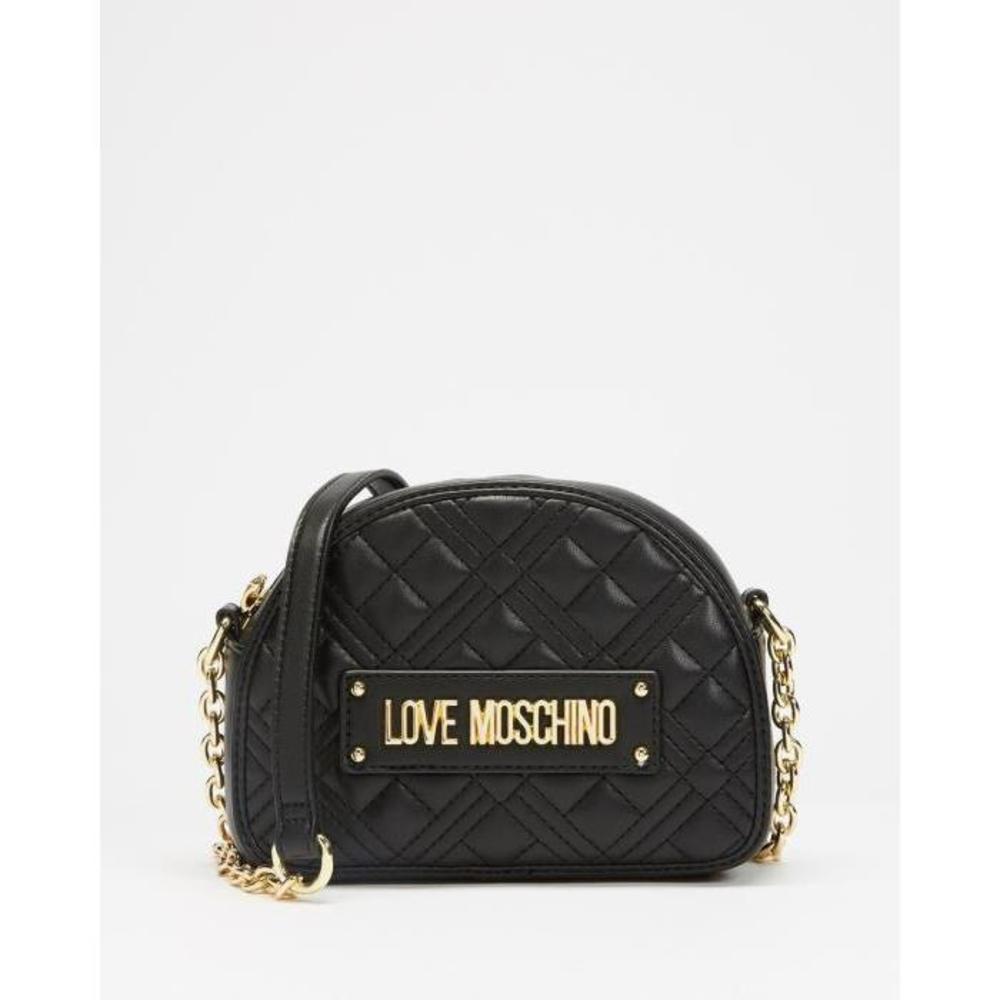 LOVE MOSCHINO New Shiny Quilted Shoulder Bag with Chain LO854AC11CSI