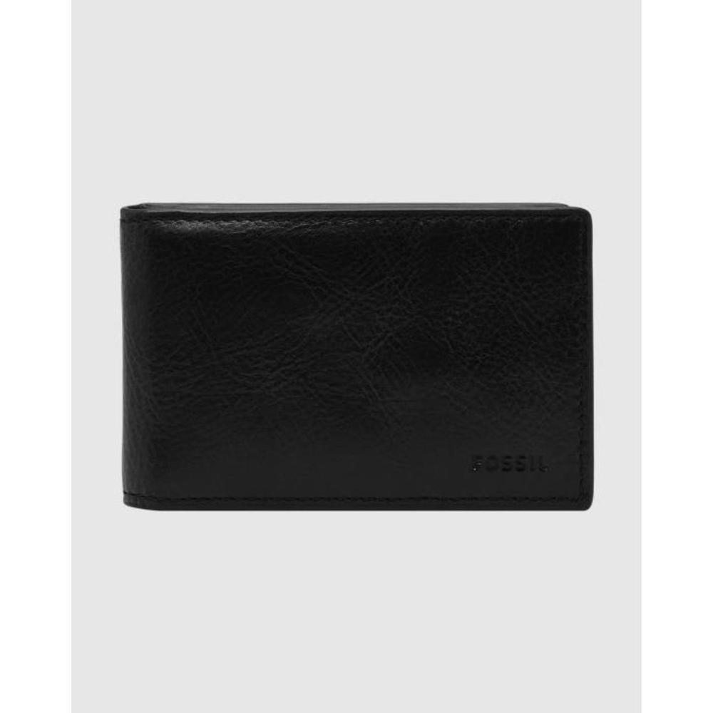 Fossil Andrew Black Wallet FO646AC26CTP