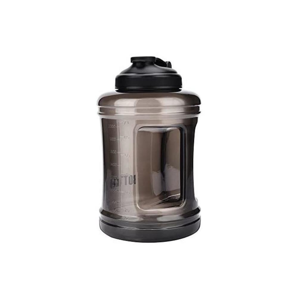 Sports Large Capacity Water Bottle Jug [85OZ/2.5L, Hard BPA-Free PETG Material] Huge Drinking Bottles Water Container for Outdoor Training Bodybuilding Gym Camping and More B075ZTRTTG