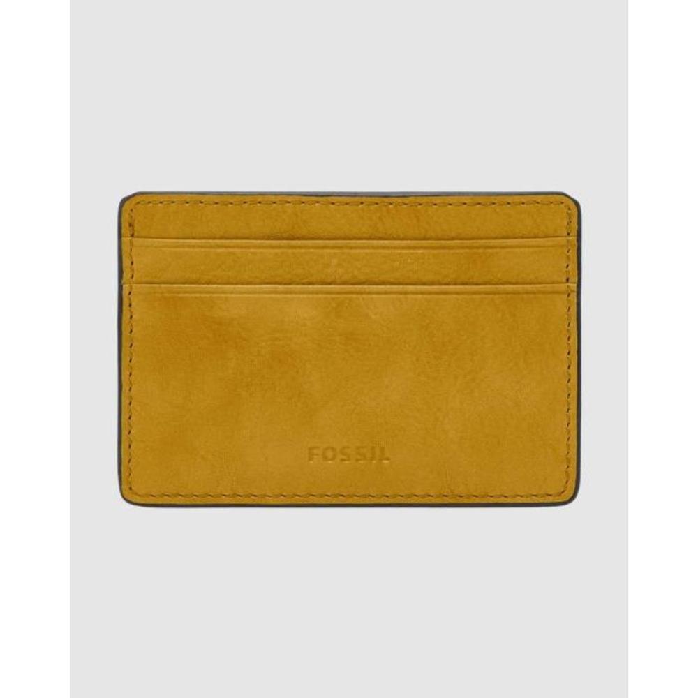 Fossil Steven Yellow Card Case FO646AC07ZCI