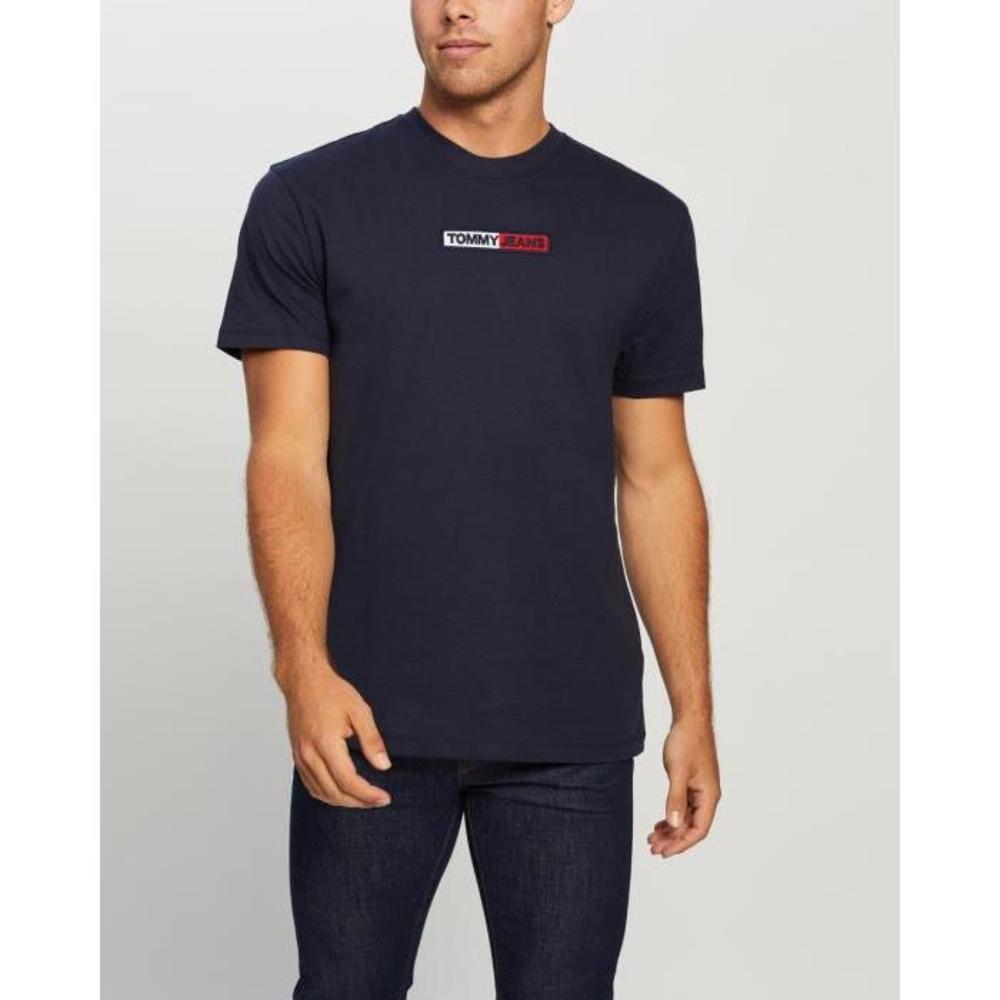 Tommy Jeans Embroidered Box Logo Tee TO554AA56GXN