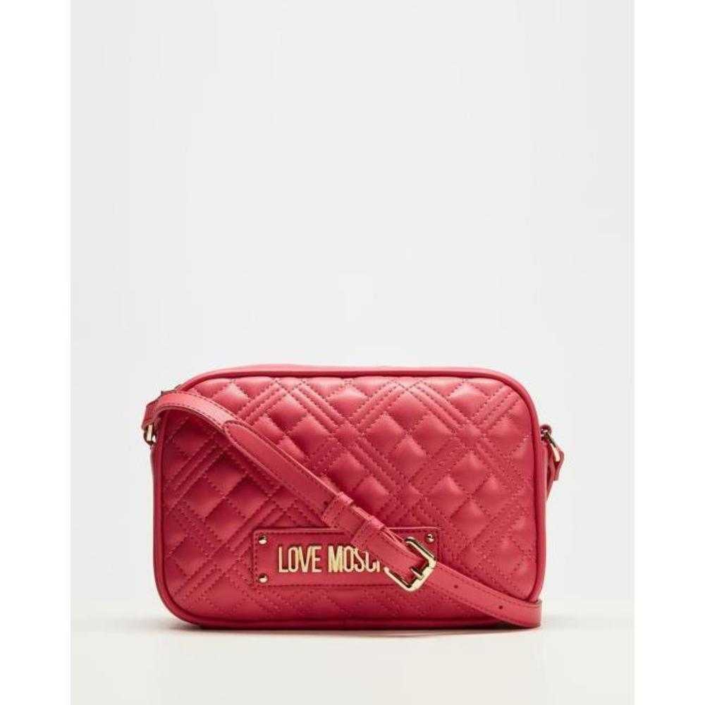 LOVE MOSCHINO Small Quilted Cross-Body Bag LO854AC95MAU