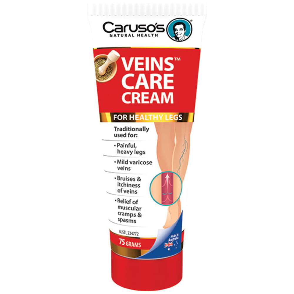카루소스 내츄럴 헬스 혈액순환 케어 크림 75g Carusos Natural Health Veins Care Cream 75g