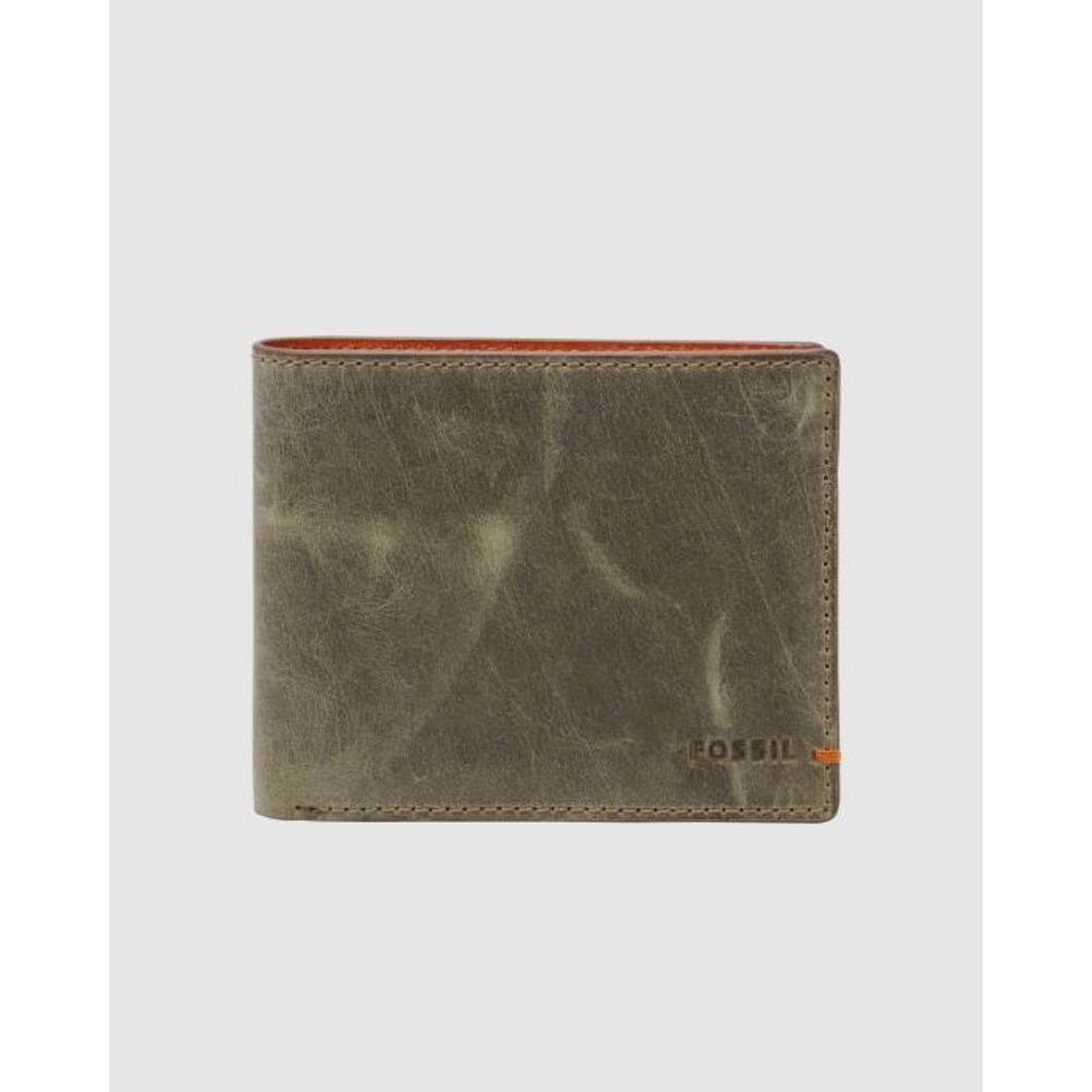 Fossil Foster Olive Wallet FO646AC58YKV