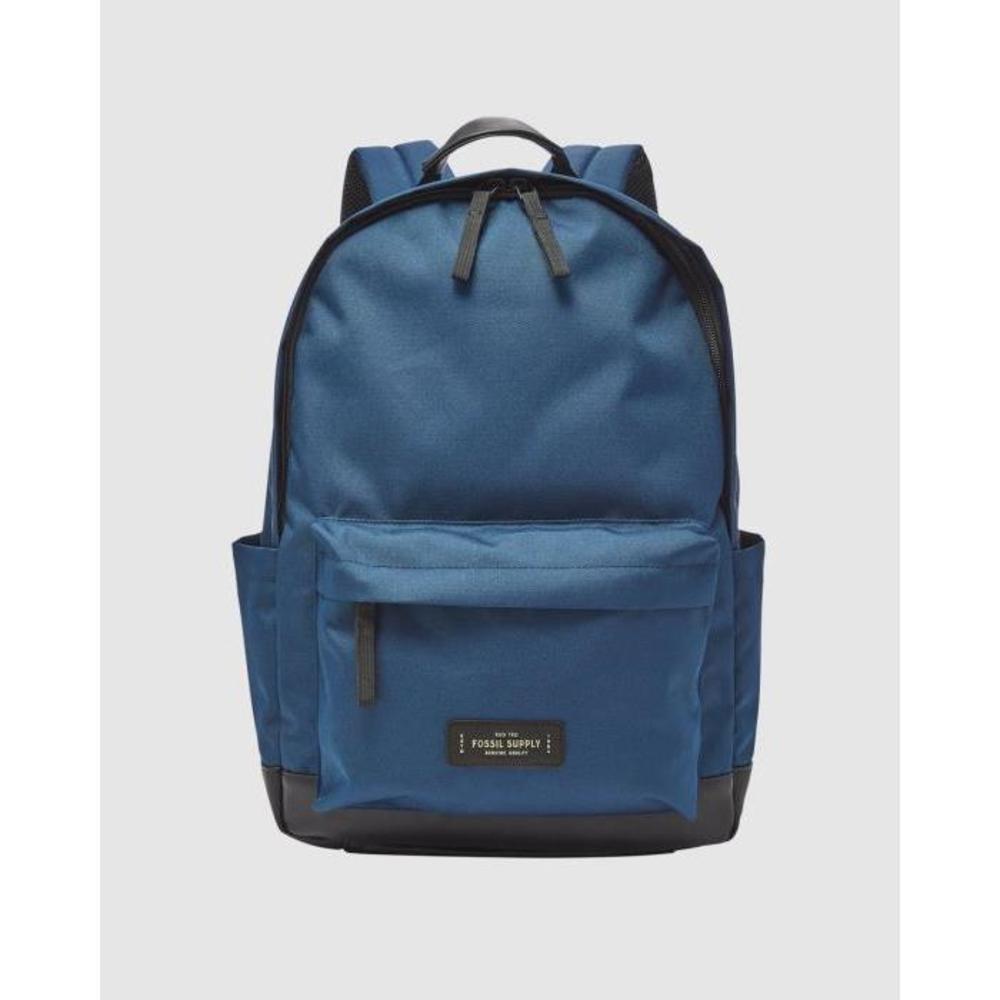 Fossil Knox Blue Backpack FO646AC53BES