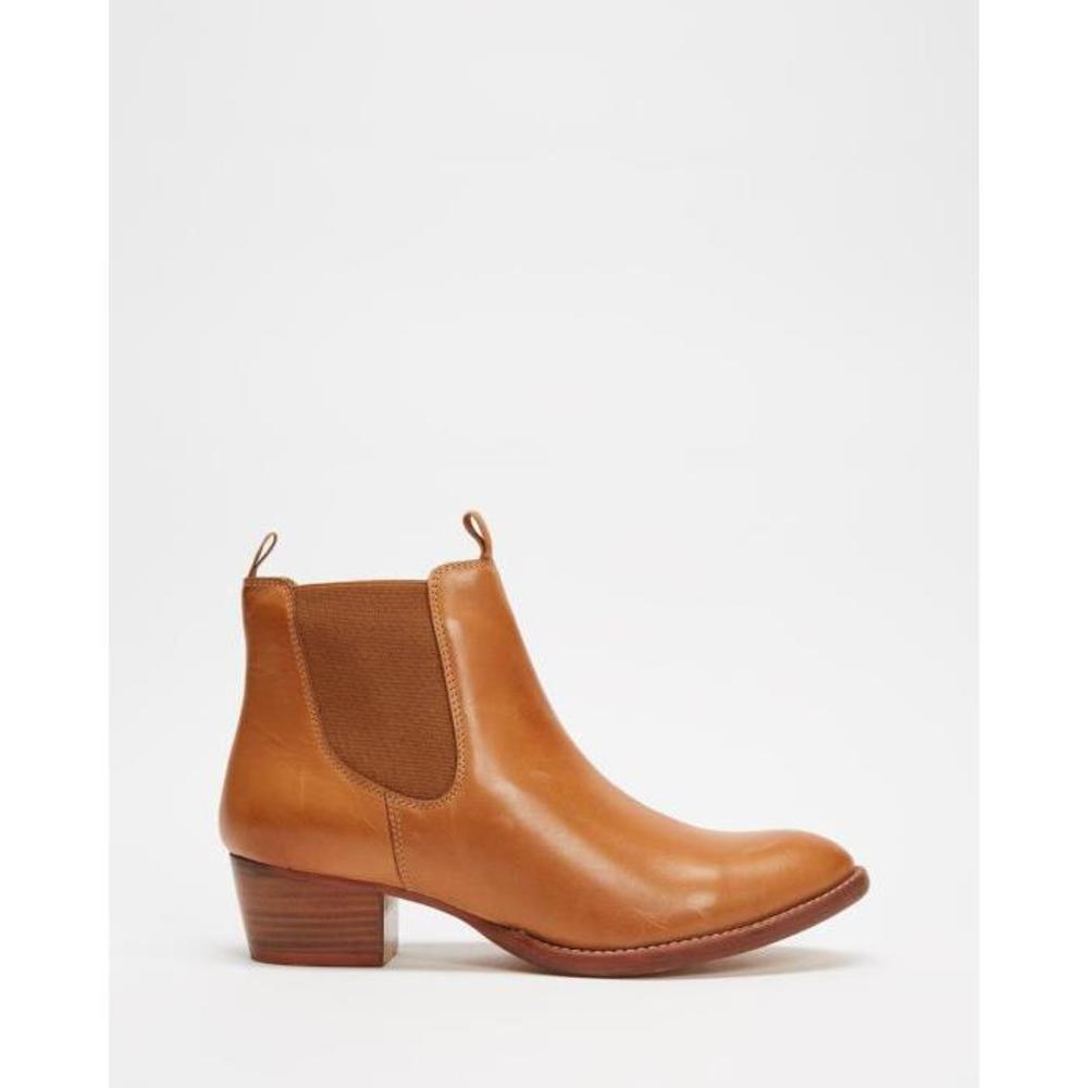 Atmos&amp;Here Nicole Leather Ankle Boots AT049SH08UYT