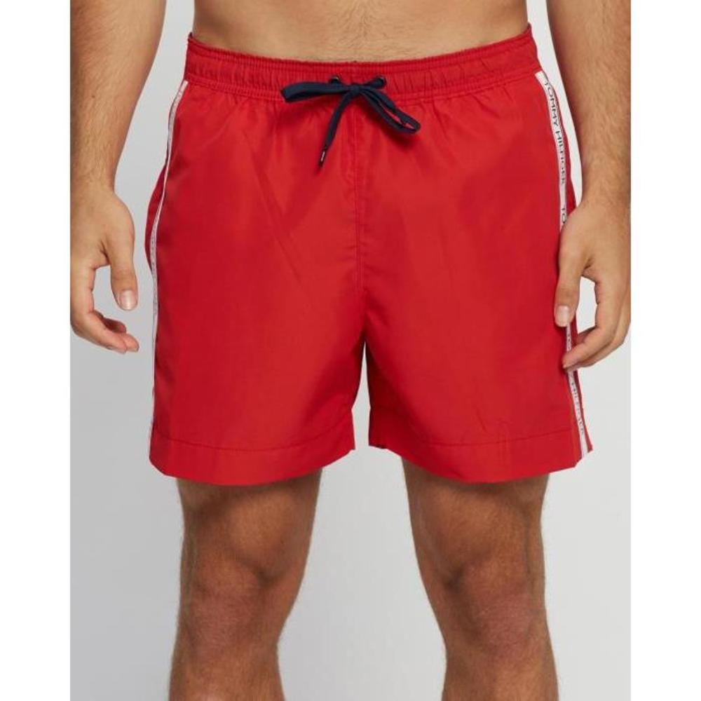 Tommy Hilfiger Logo Tape Mid Length Swim Shorts TO336AA02CTD