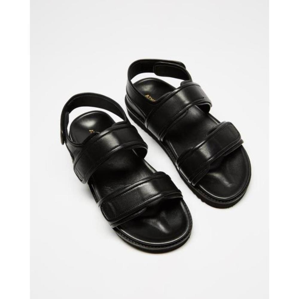Atmos&amp;Here Marcia Leather Sandals AT049SH38URL