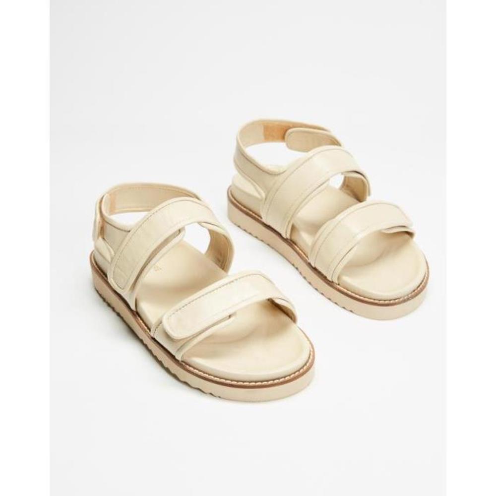 Atmos&amp;Here Marcia Leather Sandals AT049SH60TRR