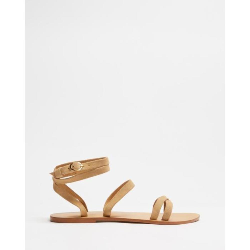 Atmos&amp;Here Ruth Leather Sandals AT049SH34TRP