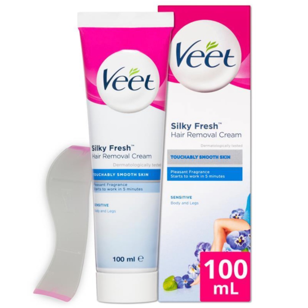 비트 헤어 리무버 크림 센시티브 100ml, Veet Hair Removal Cream Sensitive 100mL