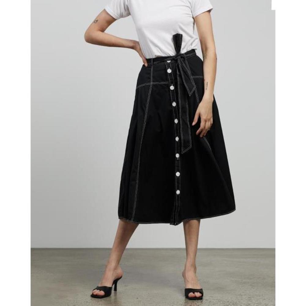 Polo Ralph Lauren Contrast Stitch A-Line Skirt PO951AA70PYF