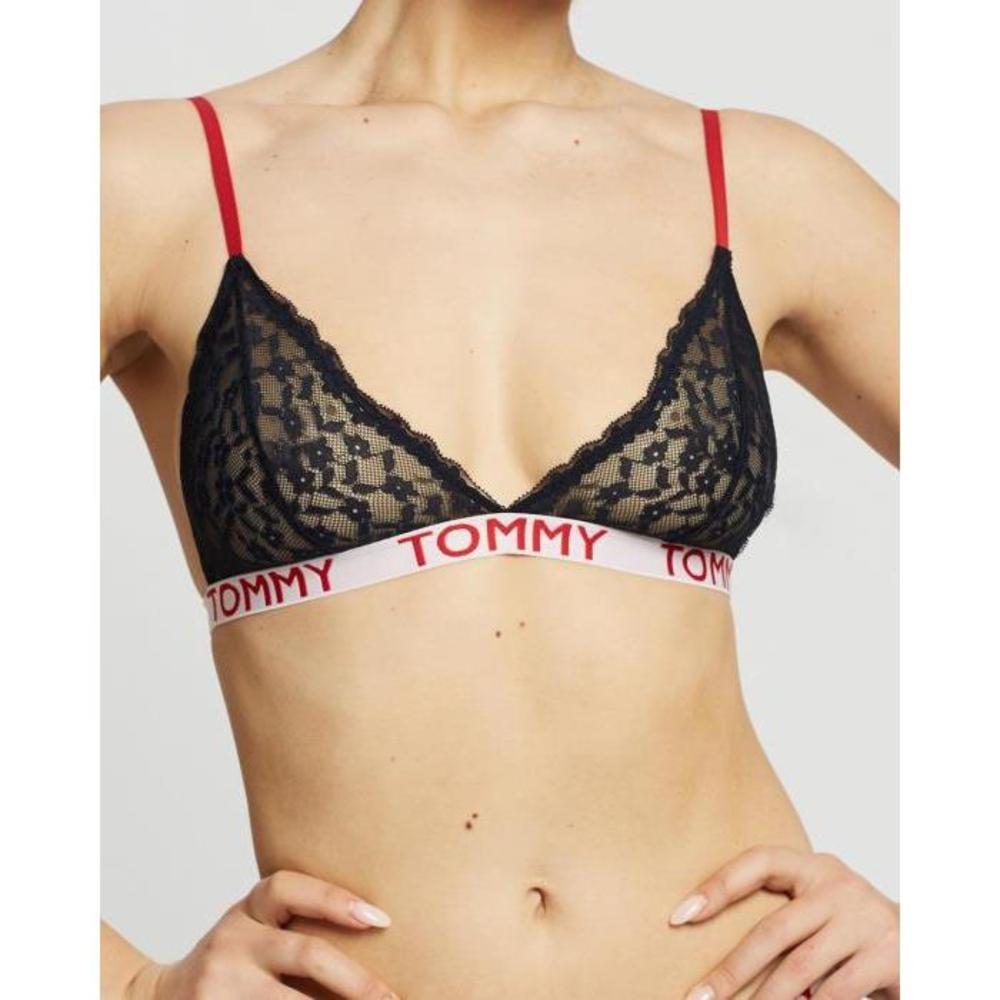 Tommy Hilfiger Tommy Lace Triangle Floral Bralette TO336AA91HPS
