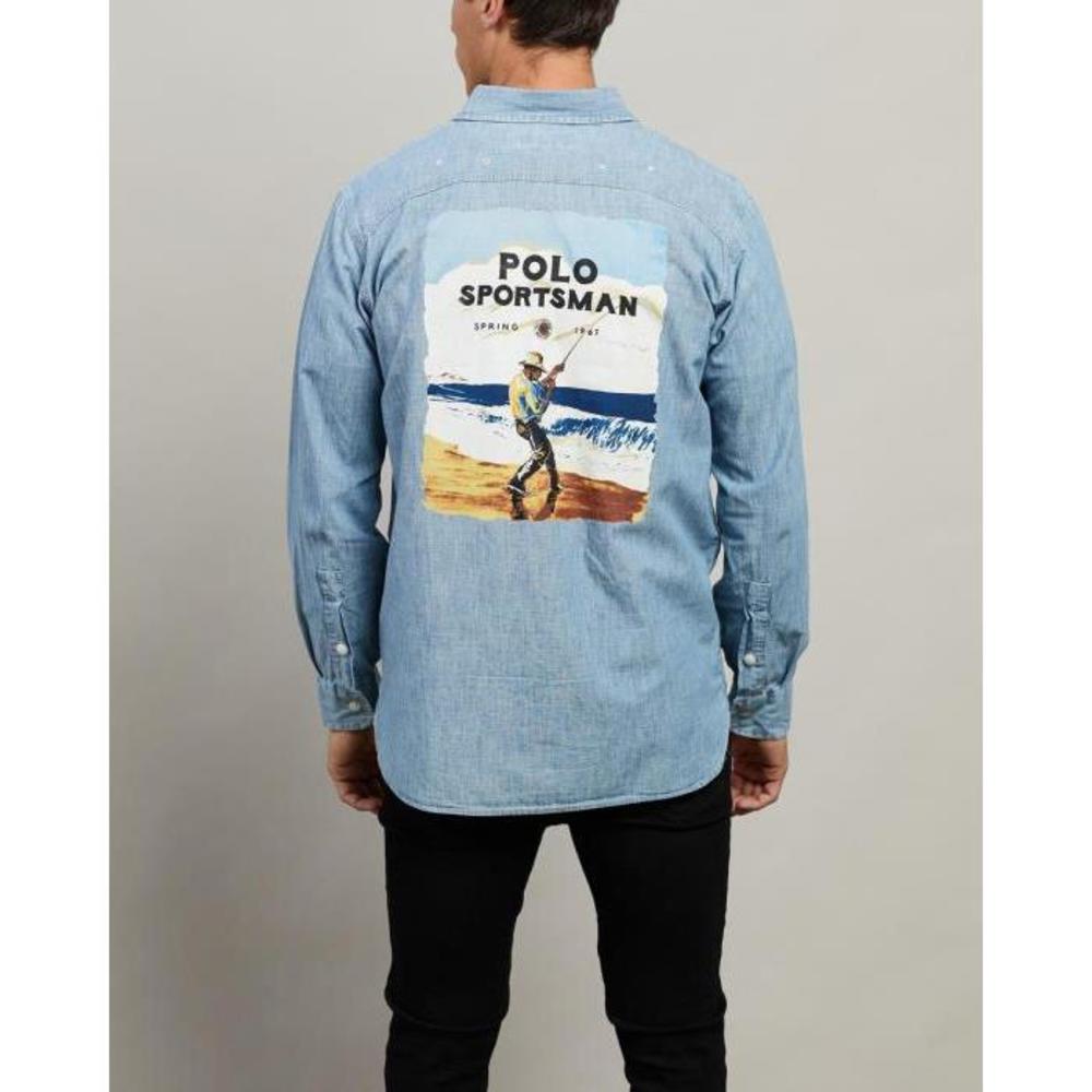Polo Ralph Lauren Long Sleeve Sport Shirt PO951AA20DRB