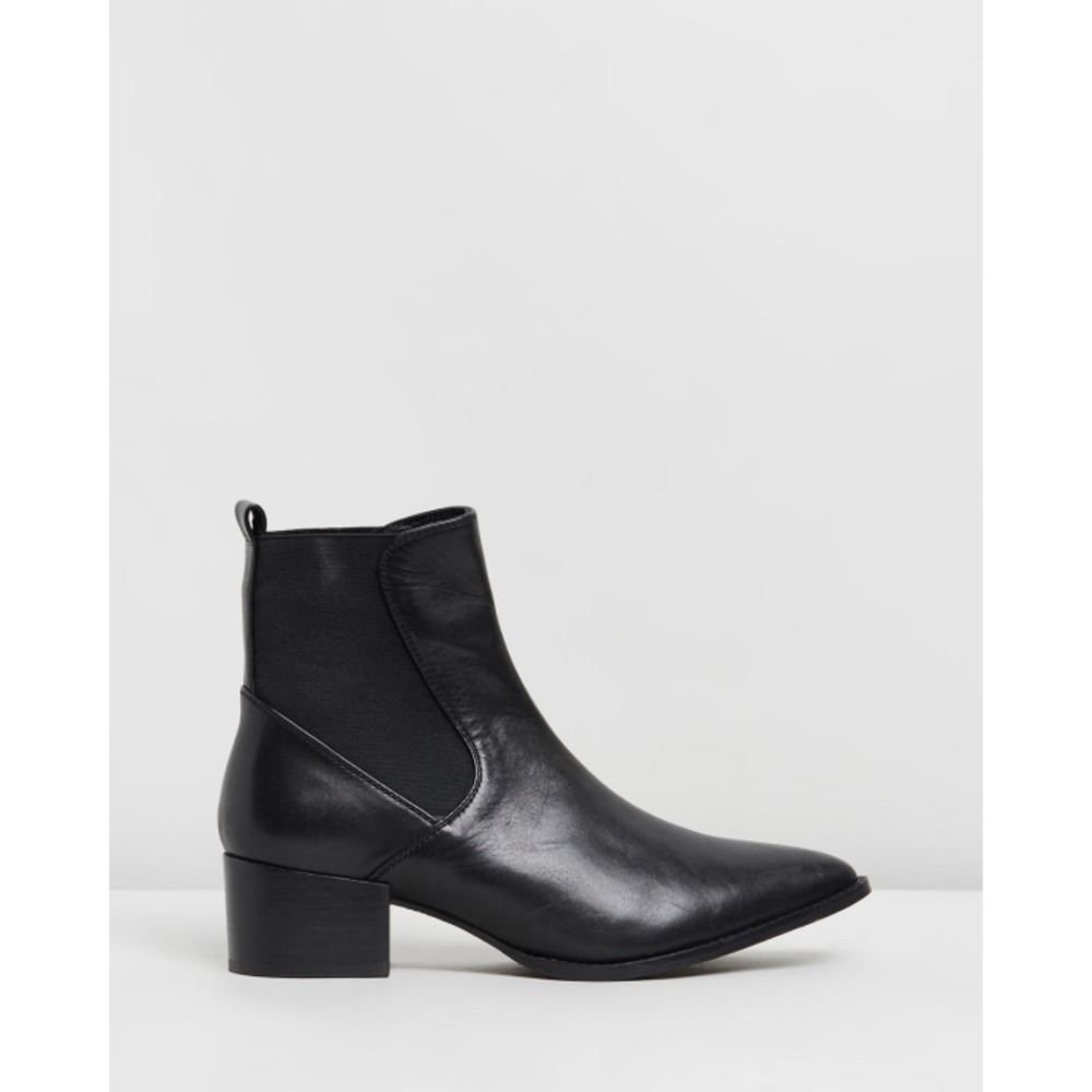 Atmos&amp;Here Monte Leather Ankle Boots AT049SH48RXV