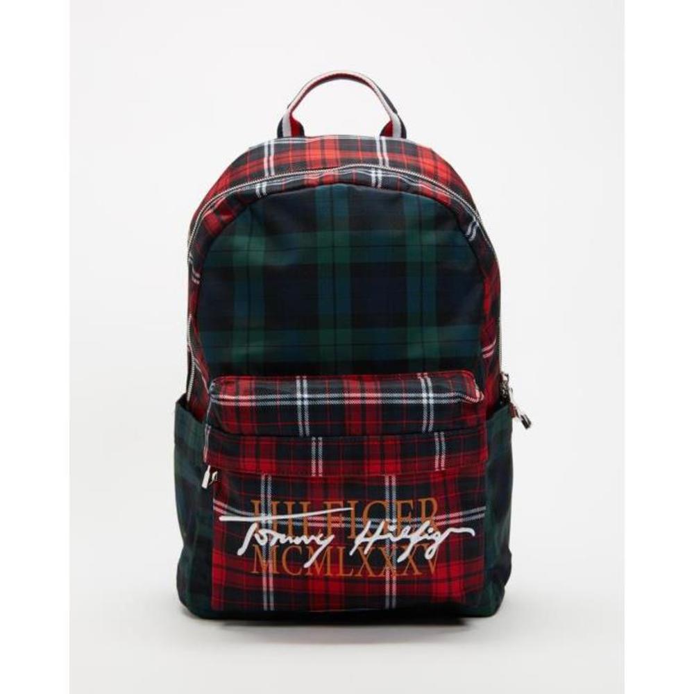 Tommy Hilfiger Check Signature Backpack TO336AC66RLH