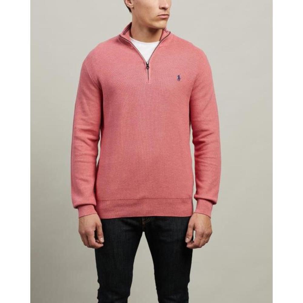 Polo Ralph Lauren ICONIC EXCLUSIVE - Long Sleeve Half-Zip Sweater PO951AA42BZX